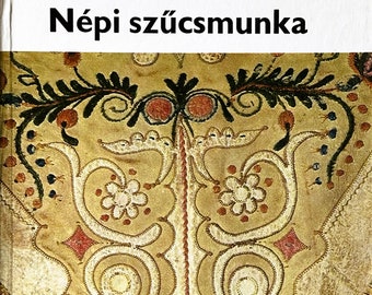 Traditional Hungarian  leatherwork - Népi szűcsmunka vintage paper book