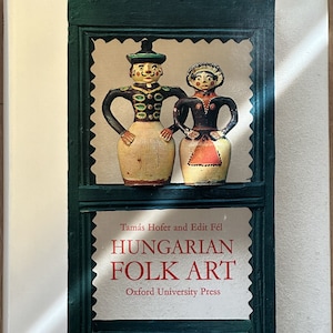 Hungarian Folk Art (English Edition) First Edition rare vintage paper book
