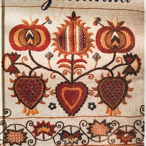 Hungarian embroidery Márton Erzsébet kézimunka rare vintage paper book