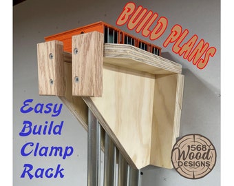 Woodworking Building Plans for Organizing Woodworking clamps