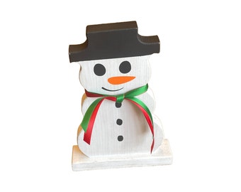 Snowman  Figurine Christmas Decoration Holiday Décor  Xmas gift