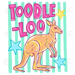 Känguru-toodle loo | Roligt talesätt T-shirtdesign