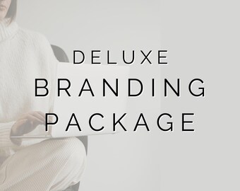 Deluxe Branding Kit Custom Logo Style Board | Small Business Branding | Logo Design | Brand Identity Kit | Social Media Branding Package