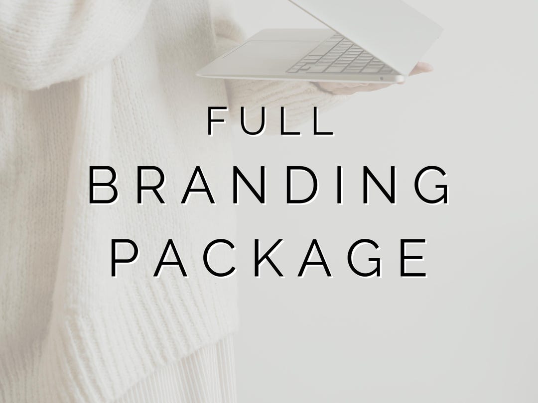 Full Branding Kit With Custom Logo Style Board | Small Business ...