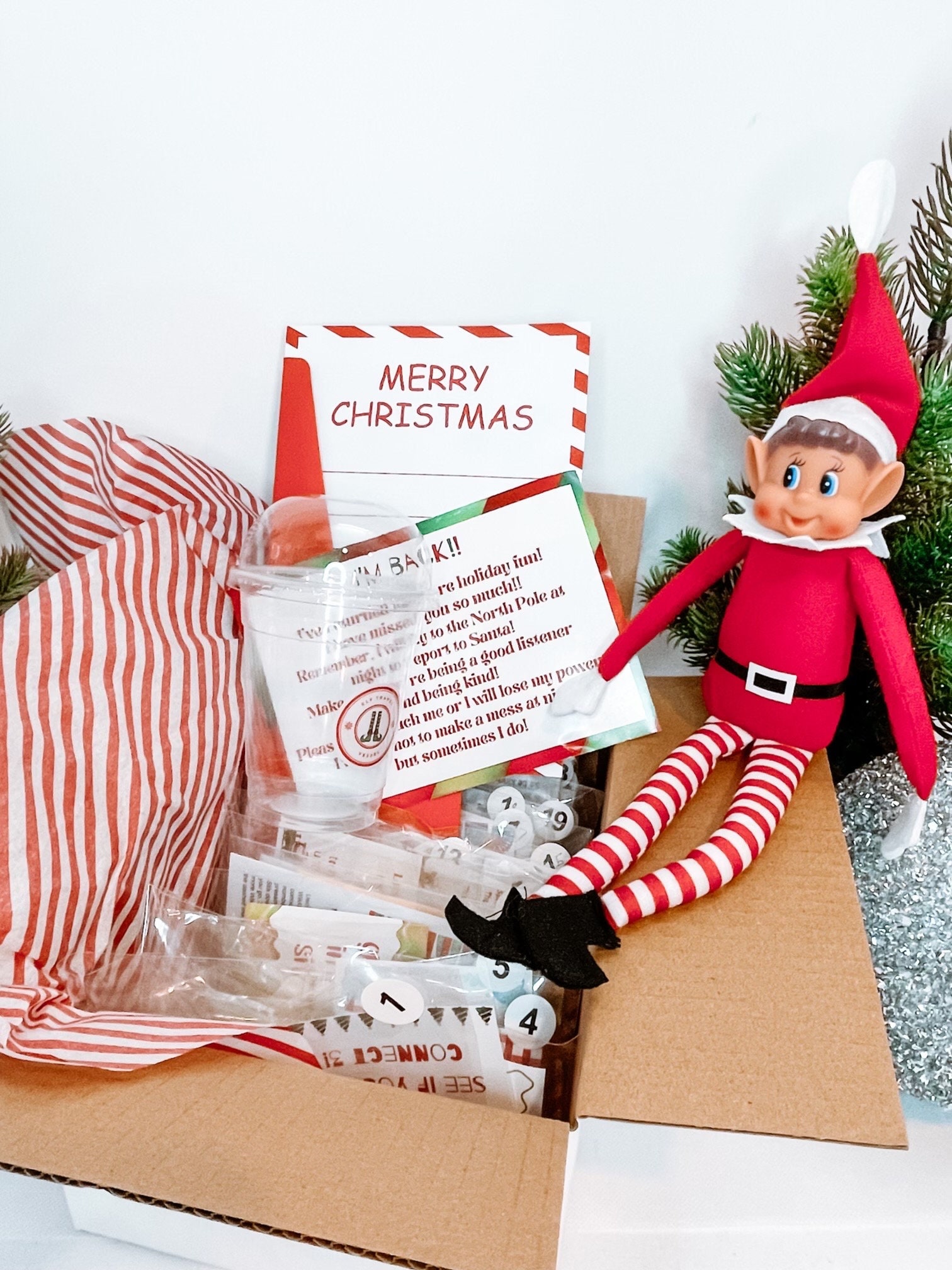Elf Kits 12 & 24 Day 2023 Elf Activites Elf Props complete Elf Kits Elf