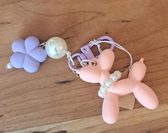 Balloon Dog Keychain/Purse Charm