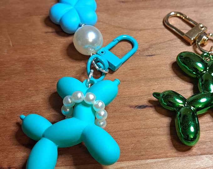 Balloon Dog Keychain/Purse Charm