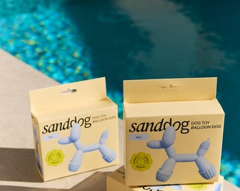 Sanddog Interactive Balloon Dog Chew Toy