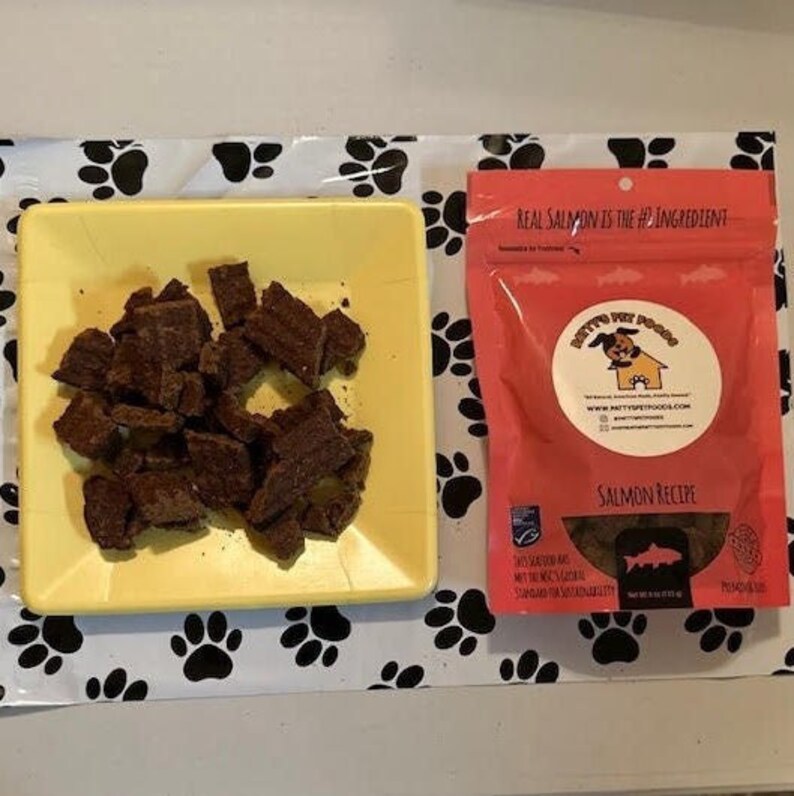Wild Caught Salmon Jerky Dog Treats 100 Natural Human Grade Etsy