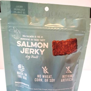 Wild-Caught Salmon Jerky Dog Treats – Healthy Training Snacks