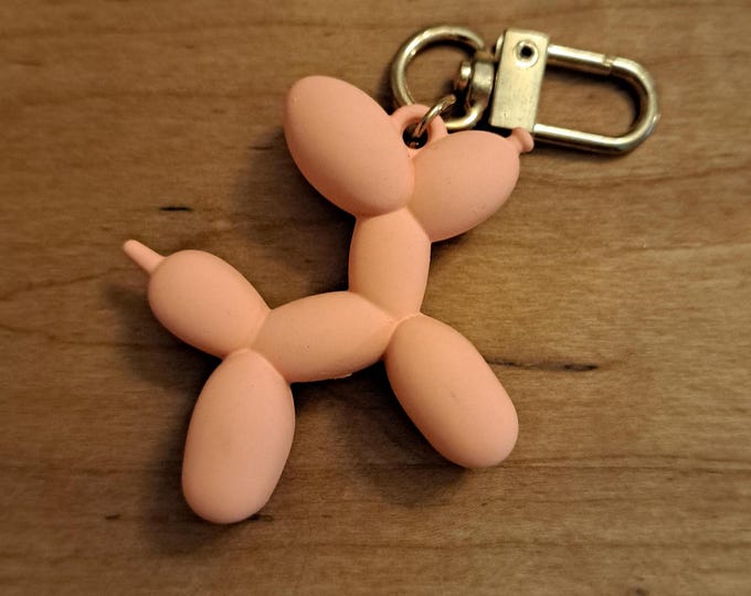 Whimsical Balloon Dog Keychain - Perfect for Dog Lovers