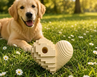 Sanddog Heart Art Interactive Dog Chew Toy