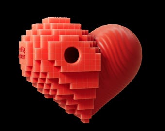 Sanddog Heart Art Interactive Dog Chew Toy