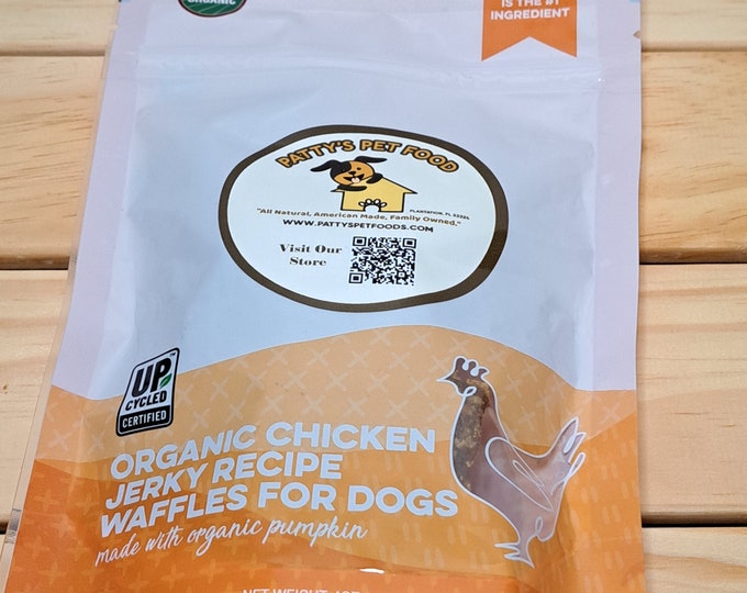 Organic Chicken & Pumpkin Jerky Dog Treats – Healthy, Natural, and Delicious!