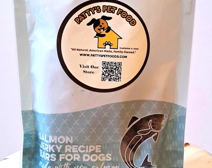 Wild Caught Salmon Jerky Dog Treats – Human Grade, Grain Free, Healthy Rewards