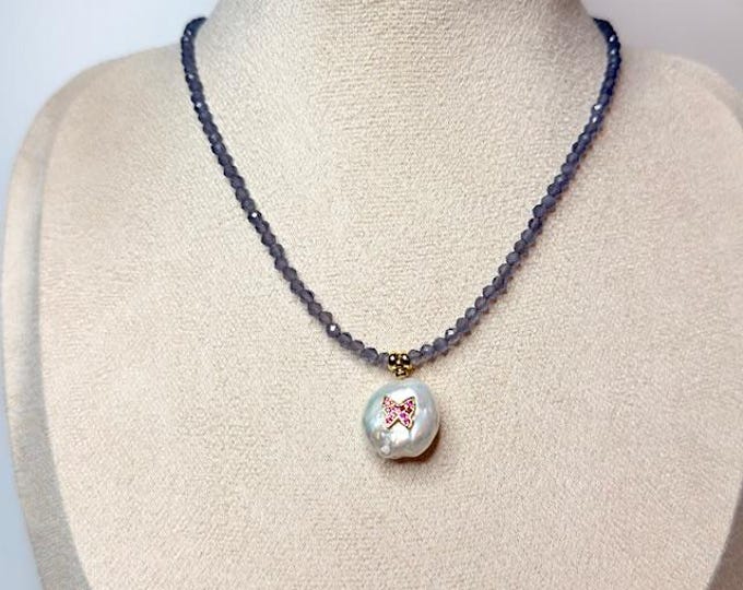 Celestial Aura Necklace | Agate Bead Jewelry – Spiritual / Boho Pendant Gift for Her