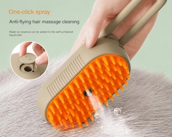 3-in-1 Electric Pet Grooming Brush for Dogs & Cats