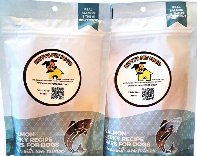 Wild-Caught Salmon Jerky Dog Treats – Natural Omega-3 Rich Snacks