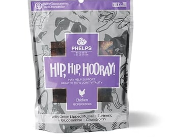 Hip Hip Hooray! Hip & Joint Support Chicken Dog Treats – Phelps Wellness Collection