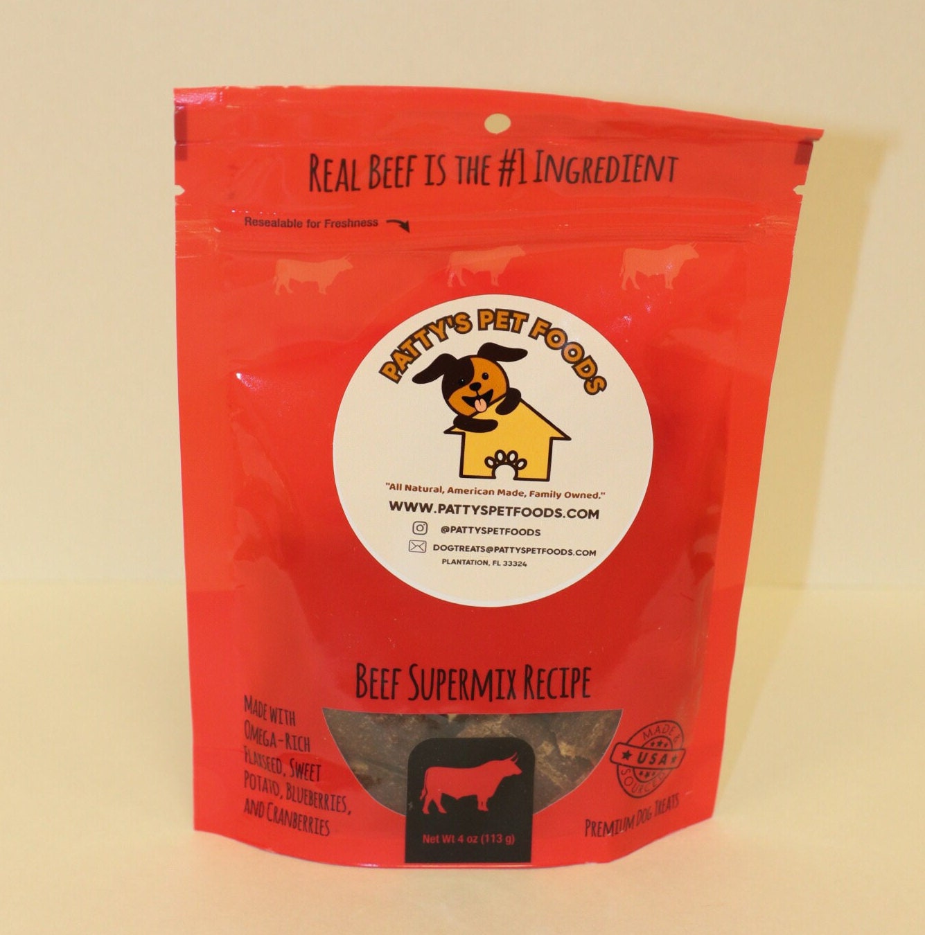 Beastly Bites All Natural Beef Jerky Dog Treats