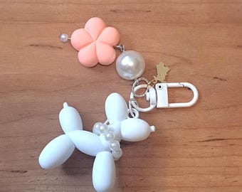 Balloon Dog Keychain/Purse Charm