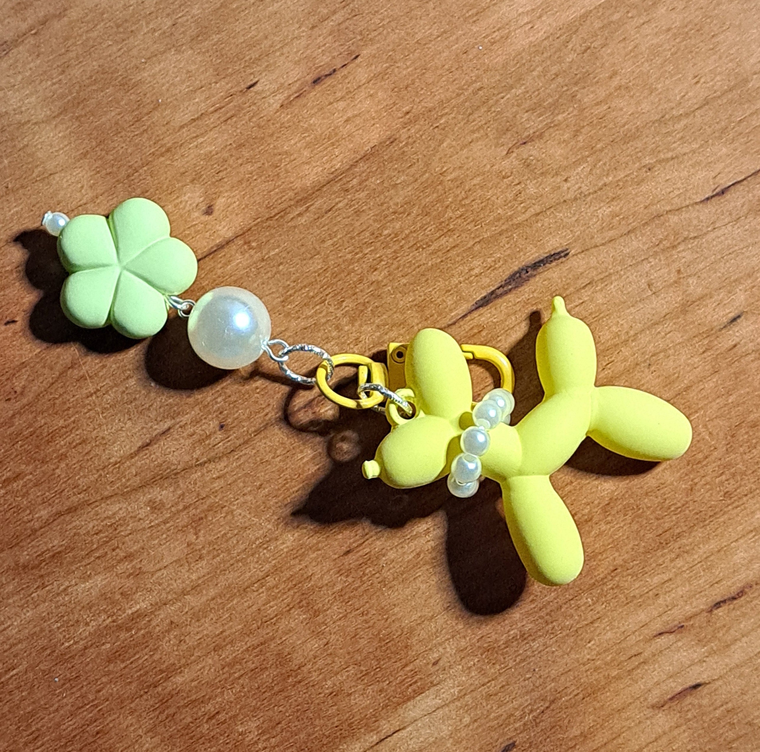 Porte-clés Femme Jelly Balloon Dog - Pendentif Mignon En Forme De Chien Ballon Pour Sac, Cadeau Fille