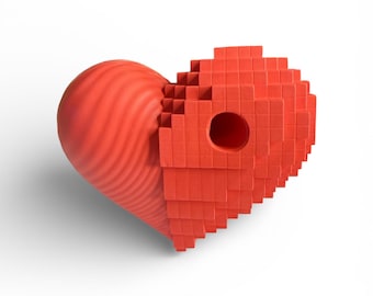 Sanddog Heart Art Interactive Dog Chew Toy