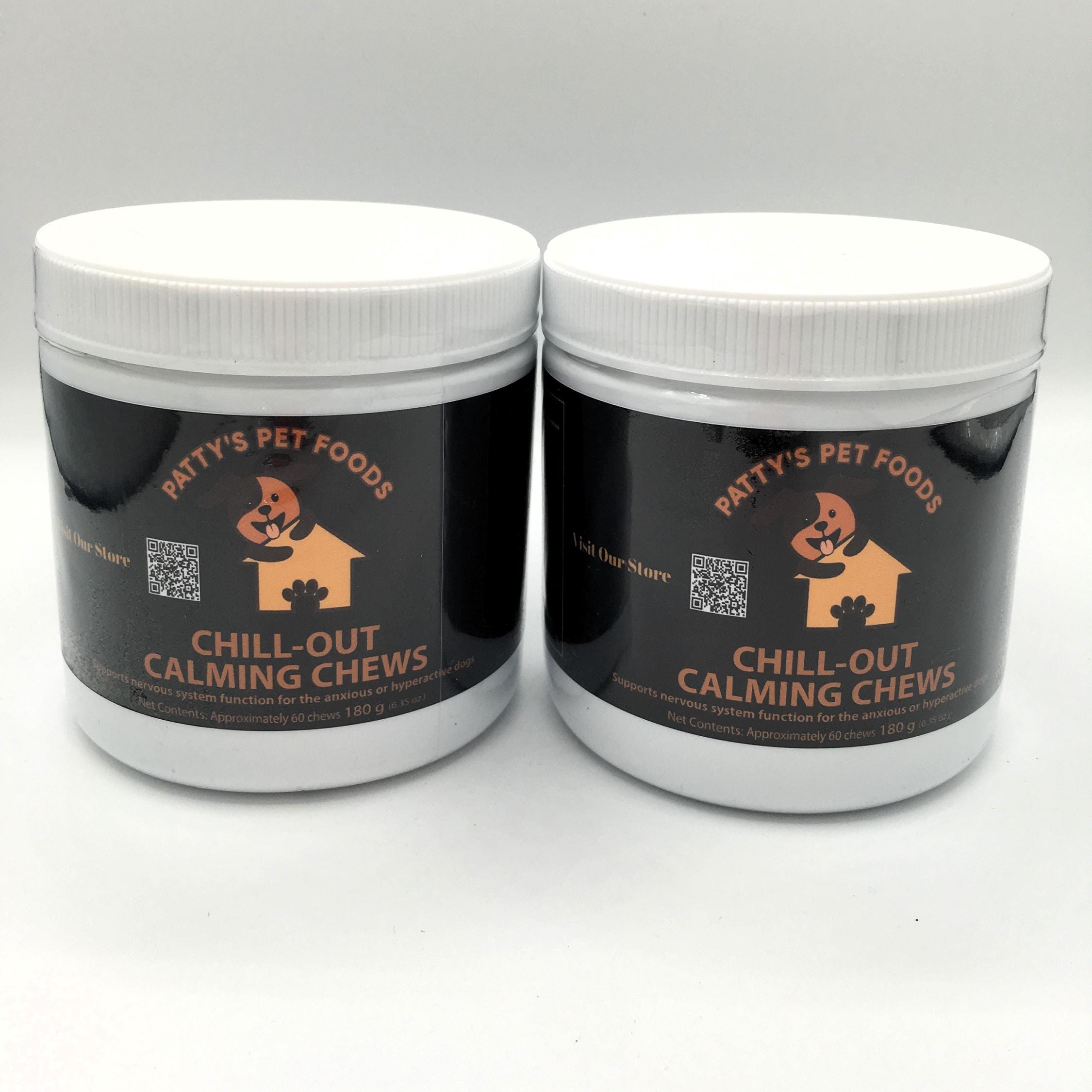Chill Out Calming Chews for Anxious Pups 60 Count Beef Liver Soft Chews