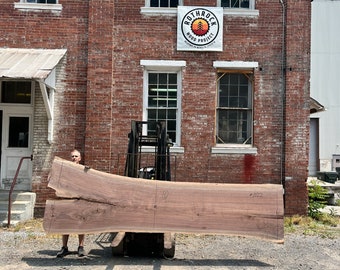 Live Edge Kiln Dried Slab 2” Thick Flattened and Sanded to 120 Grit