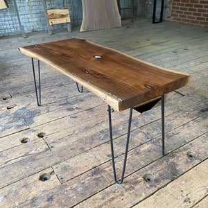 Live Edge Hand Crafted Black Walnut Coffee Table