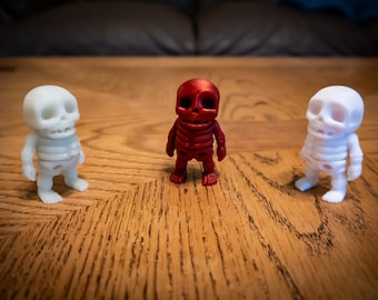 Tiny Skeleton Fidget Toy, Keychain