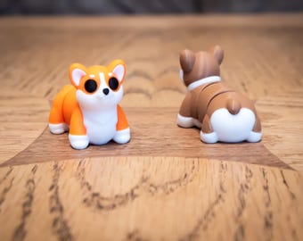 Baby Corgi Fidget Toy/Keychain