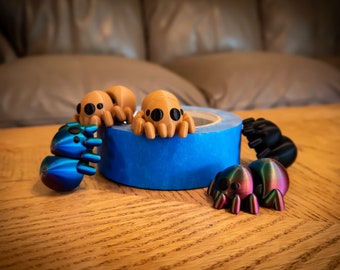 Baby Spider Fidget Toy, Keychain