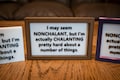 Funny Desk Sign: I'm Chalanting Pretty Hard - 3D Printed