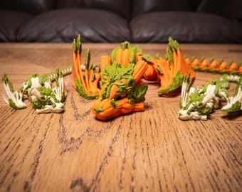 Pumpkin Wyvern Dragon Fidget Toy