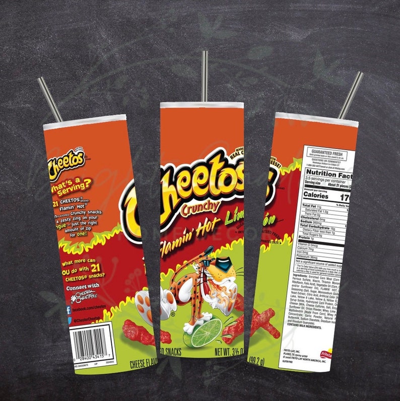 Lime Hot Cheetos 20oz Tumbler Etsy