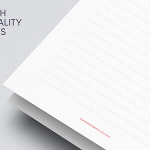 Daily Lined Notes.pdf 1 Column Notes, Daily Task, Minimalist Notes Page, Digital & Printable ...