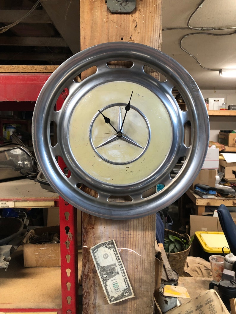 Mercedes Wall Clock gift for Men or Women W123 Etsy