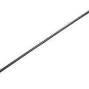 Puede incluir: Una varilla de metal negra larga y delgada.