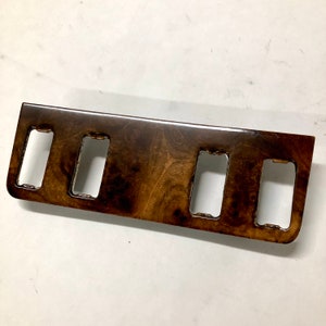 Mercedes W123 Legno - Piastra Interruttore, radica di noce 230, 240D,TD, 280E,CE, 300D,CD,td