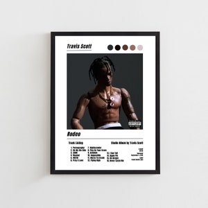 Travis Scott Digital Download Poster, Rodeo Album, Music Artist Album Cover Wall Art