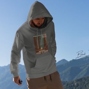 Sequoia National Park Hoodie – Vintage Tree Pullover – Retro Hiking Sweatshirt – Forest Nature Gift