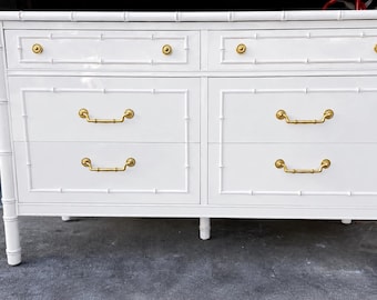 Vintage thomasville allegro dressoir met 6 lades