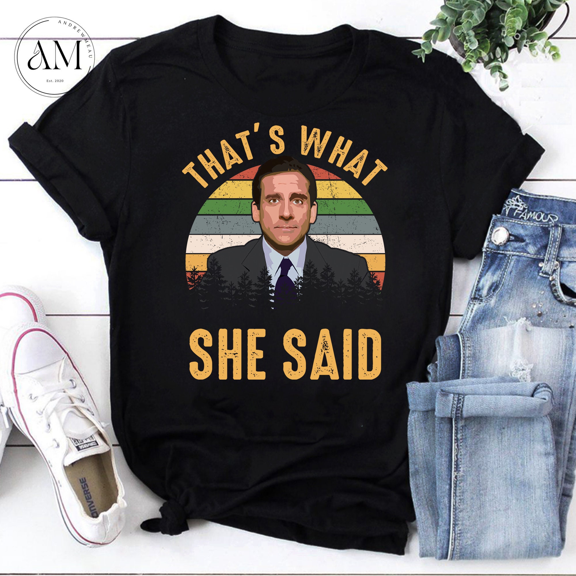 michael scott vintage tee