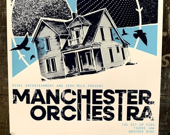Manchester Orchestra December 2023 Limited Edition Gig Poster by Powerhouse Factories