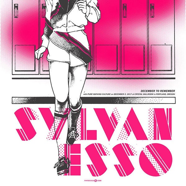 Sylvan Esso December 2017 Limited Edition Gig Poster by Powerhouse Factories