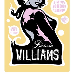 Lucinda Williams February 2006 Limited Edition Gig Poster by Powerhouse Factories