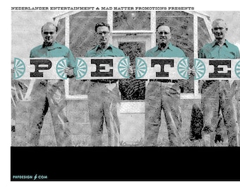 Pete Yorn, marzo de 2007, póster del concierto de edición limitada de Powerhouse Factories