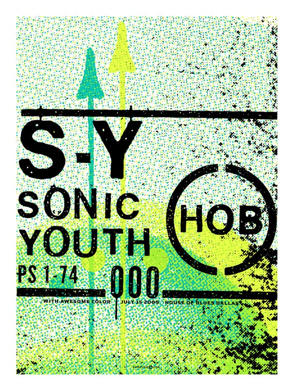 Sonic Youth Liveヴィンテージポスター ヴィンテージ✨ソニック