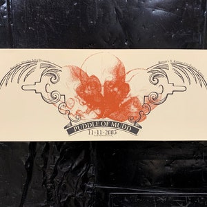 Puddle Of Mudd November 2005 Limited Edition Gig Poster by Powerhouse Factories